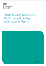 Health Building Note 00-08 Part B: Supplementary information for Part A